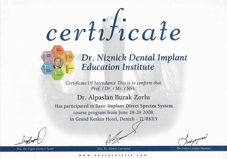 2008 Implant Direct Spectra System 2