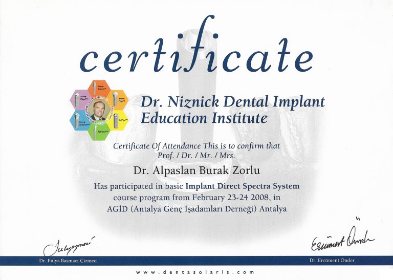 2008 Implant Direct Spectra System