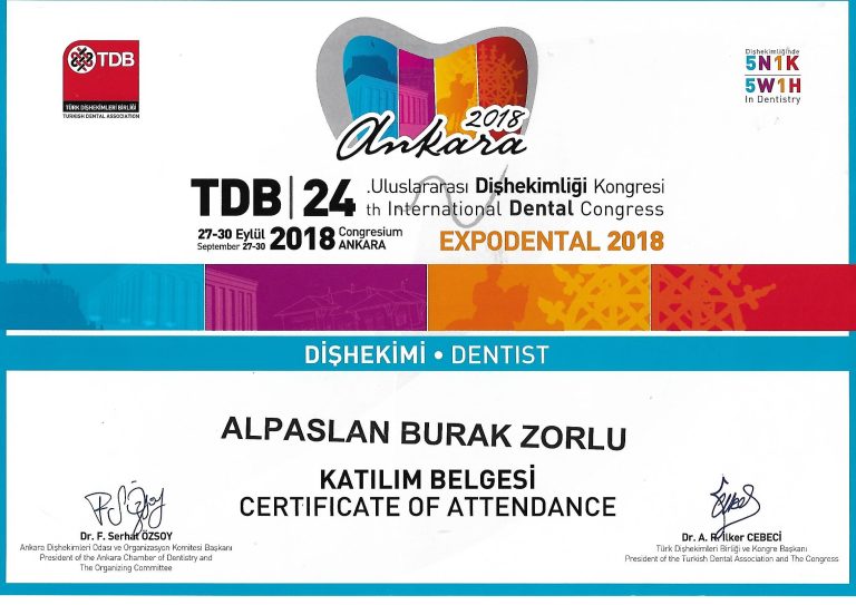 2018 Ankara Expo Dental